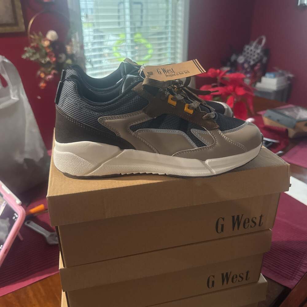 Goodfellow & Co Men's GWM20009 Lifestyle Sneakers - Black/Olive/White